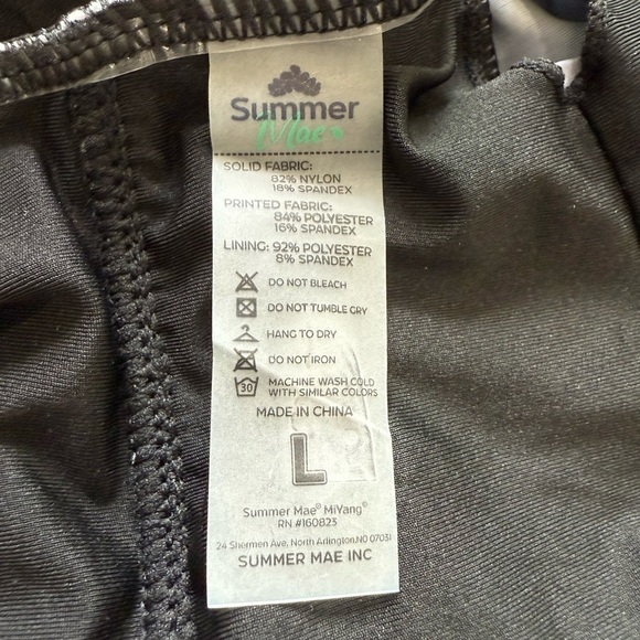 Summer Mae Leopard Print One-Piece Swimsuit Size Large - Picture 3 of 5